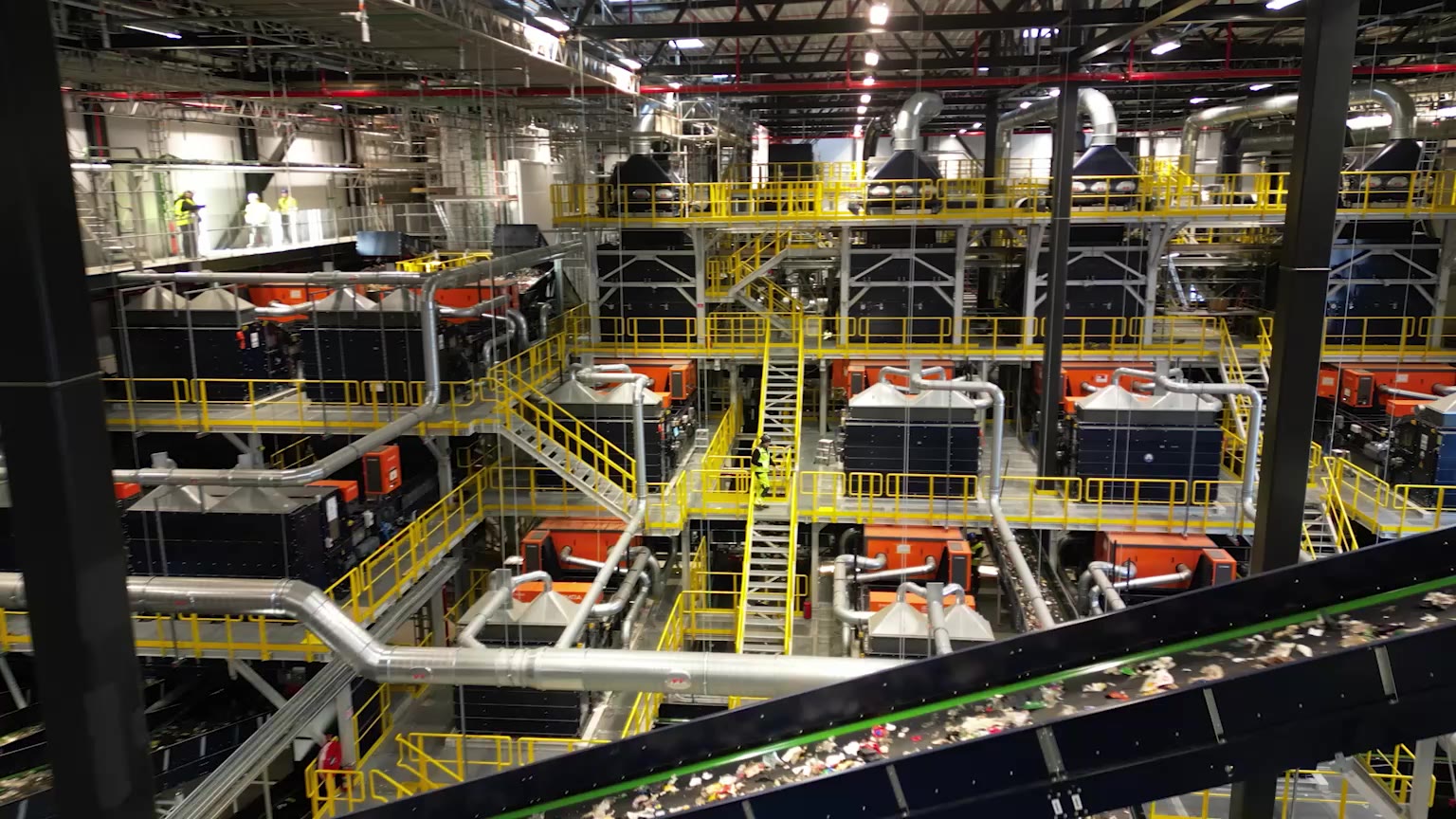 Eggersmann Waste to Energy Plant interior