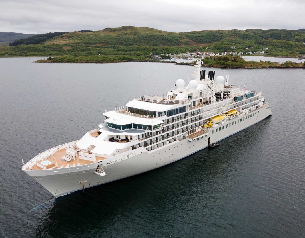 Aerial view of Silver Endeavour
