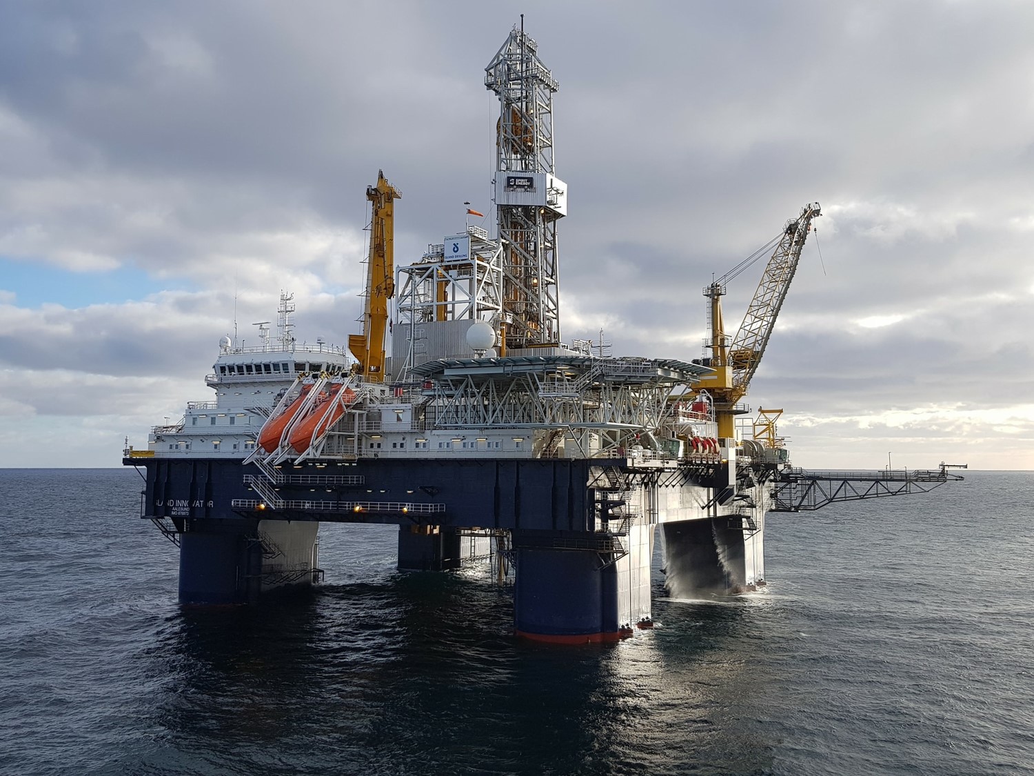 View of the Island Innovator offshore platform